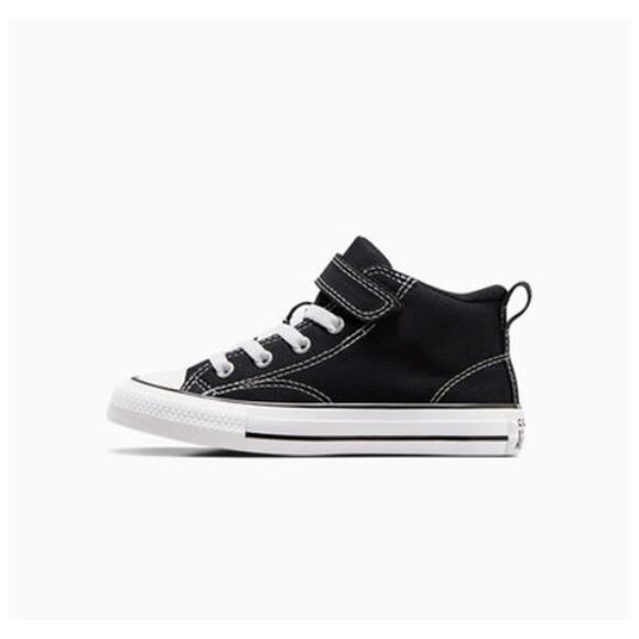 Converse Kids Black Chuck Taylor All Star Malden Street Canvas Shoes Size 13 - Picture 12 of 13
